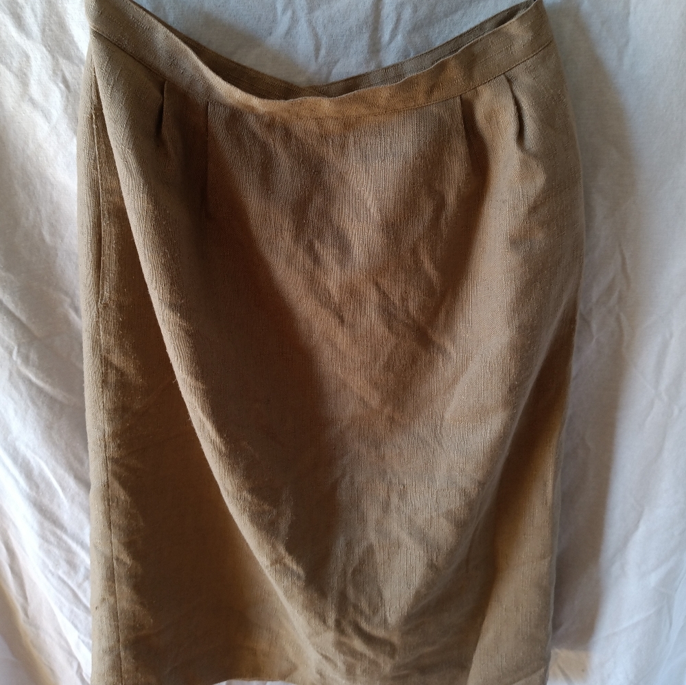 Tan Work Skirt